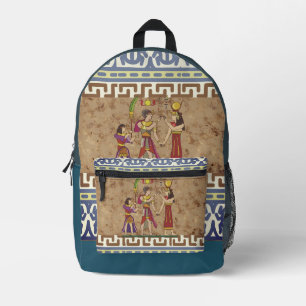 Egyptische stijl, Oude Egyptische vintage cultuur, Bedrukte Rugzak