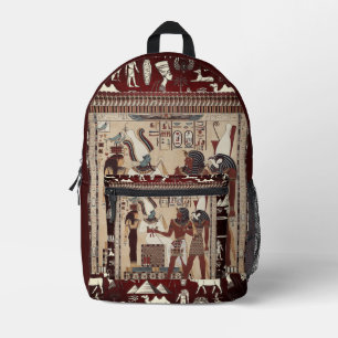 Egyptische stijl, Oude Egyptische vintage cultuur, Bedrukte Rugzak