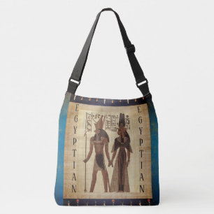 Egyptische stijl, vintage tote crossbody tas