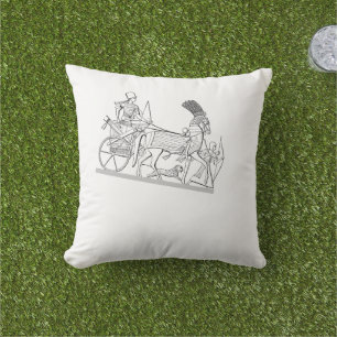 Egyptische strijdwagen buitenkussen