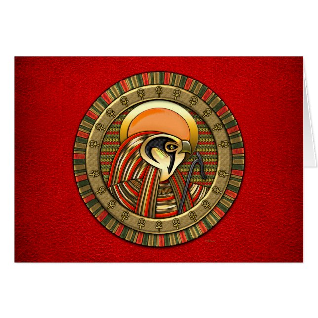 Egyptische Sun God Ra (Voorkant Horizontaal)