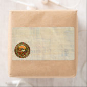 Egyptische Sun God Ra Etiket (Insitu)