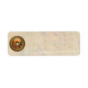 Egyptische Sun God Ra Etiket
