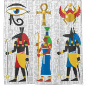 Egyptische symbolen douchegordijn (Voorkant)
