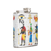 Egyptische symbolen heupfles (Rechts)