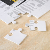 Egyptische Symbolen Jigzaag Puzzle Legpuzzel (Zijkant)