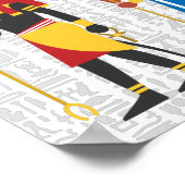 Egyptische symbolen poster (Hoek)