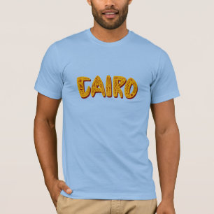Egyptische symbolen van Hieroglyphics in Caïro Let T-shirt
