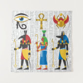 Egyptische symbolen wandkleed (Voorkant)