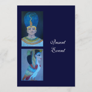 Egyptische themafparty 5x7 sjabloon kaart