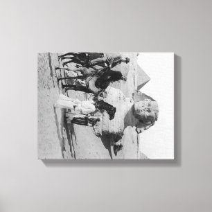 Egyptische toeristen die de Nijl reizen, Sphix Canvas Afdruk