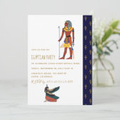 Egyptische uitnodiging van de partij met de hoogst (Staand voorkant)