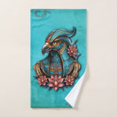 Egyptische valk God. Bad Handdoek (Handdoek)