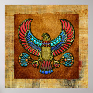 Egyptische valk poster