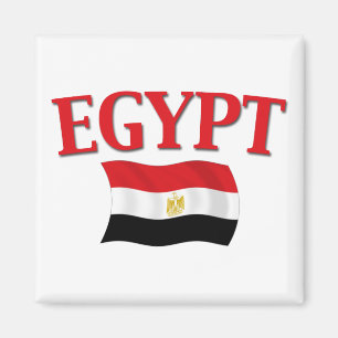 Egyptische vlag 1 magneet