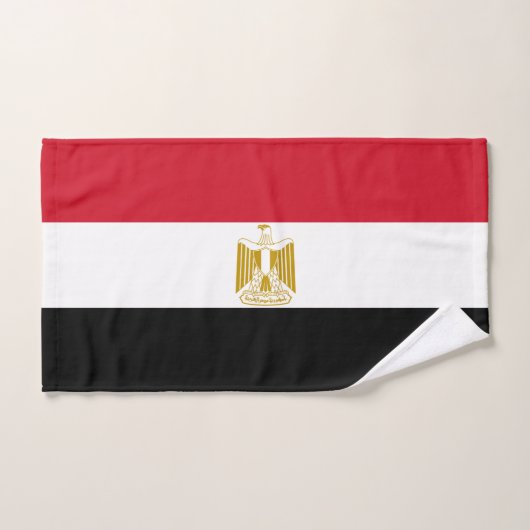 Egyptische vlag bad handdoek (Handdoek)