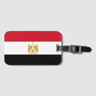 Egyptische vlag bagagelabel