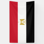 Egyptische vlag Banner (Verticaal)