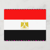 Egyptische vlag briefkaart (Voorkant)