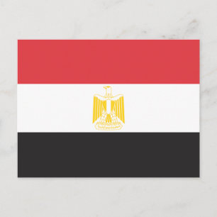 Egyptische vlag briefkaart