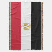 Egyptische vlag deken (Voorkant Verticaal)