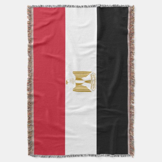Egyptische vlag deken (Voorkant Verticaal)