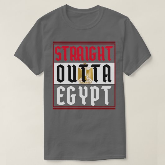Egyptische vlag Egypte: Lover Gift Egyptische vlag T-shirt (Design voorkant)