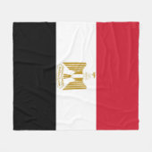 Egyptische vlag fleece deken (Voorkant (Horizontaal))
