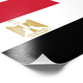 Egyptische vlag foto afdruk (Hoek)