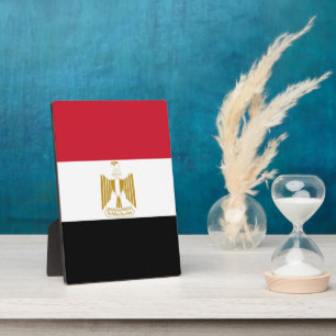 Egyptische vlag fotoplaat