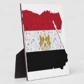 Egyptische vlag fotoplaat (Zijkant)