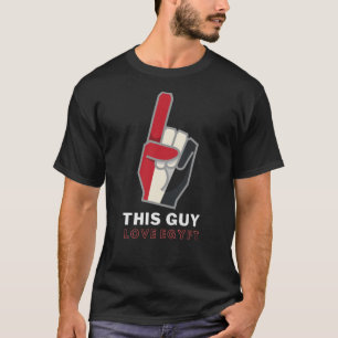 Egyptische vlag Funny shirt