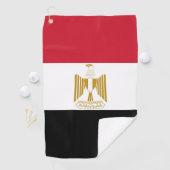 Egyptische vlag golfhanddoek (Insitu)