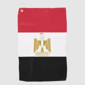 Egyptische vlag golfhanddoek (Voorkant)