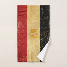 Egyptische vlag  Grunge Bad Handdoek