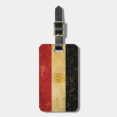 Egyptische vlag  Grunge Bagagelabel (Voorkant verticaal)