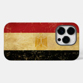 Egyptische vlag  Grunge Case-Mate iPhone Case (Achterkant (horizontaal))