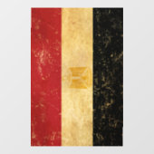 Egyptische vlag  Grunge Raamsticker (Vel)