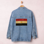 Egyptische vlag  Grunge Vrouwen Denim Jacket (Hangar)