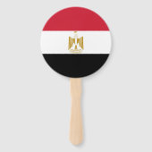Egyptische vlag handwaaier (Voorkant)