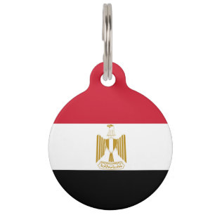 Egyptische vlag huisdierpenning