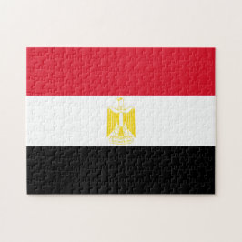 Egyptische vlag Jigzaag Puzzle Legpuzzel