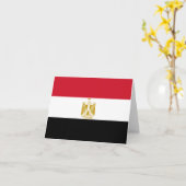 Egyptische vlag kaart (Gele Bloem)