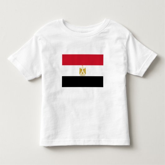 Egyptische vlag kinder shirts (Voorkant)