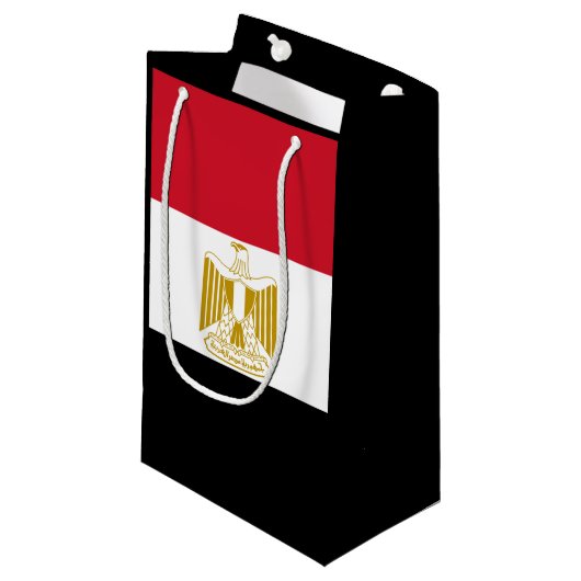 Egyptische vlag klein cadeauzakje (Voorkant Gekanteld)