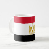 Egyptische vlag koffiemok (Voorkant links)
