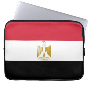 Egyptische vlag laptop sleeve