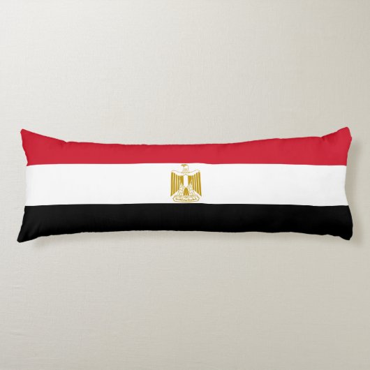 Egyptische vlag lichaamskussen (Voorkant)