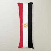 Egyptische vlag lichaamskussen (Voorkant Verticaal)