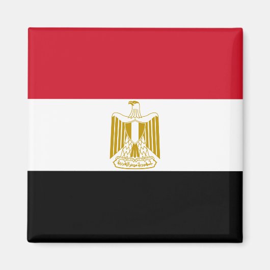 Egyptische vlag magneet (Voorkant)